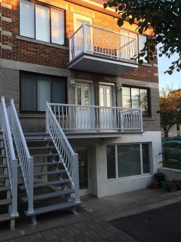Vente de balcon, Installation de balcon, Rénovation de balcon Montréal